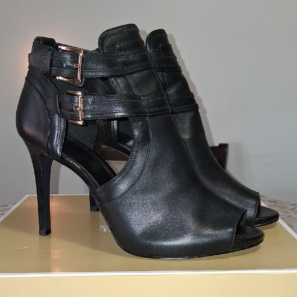 Michael Kors Black Strappy Heels
